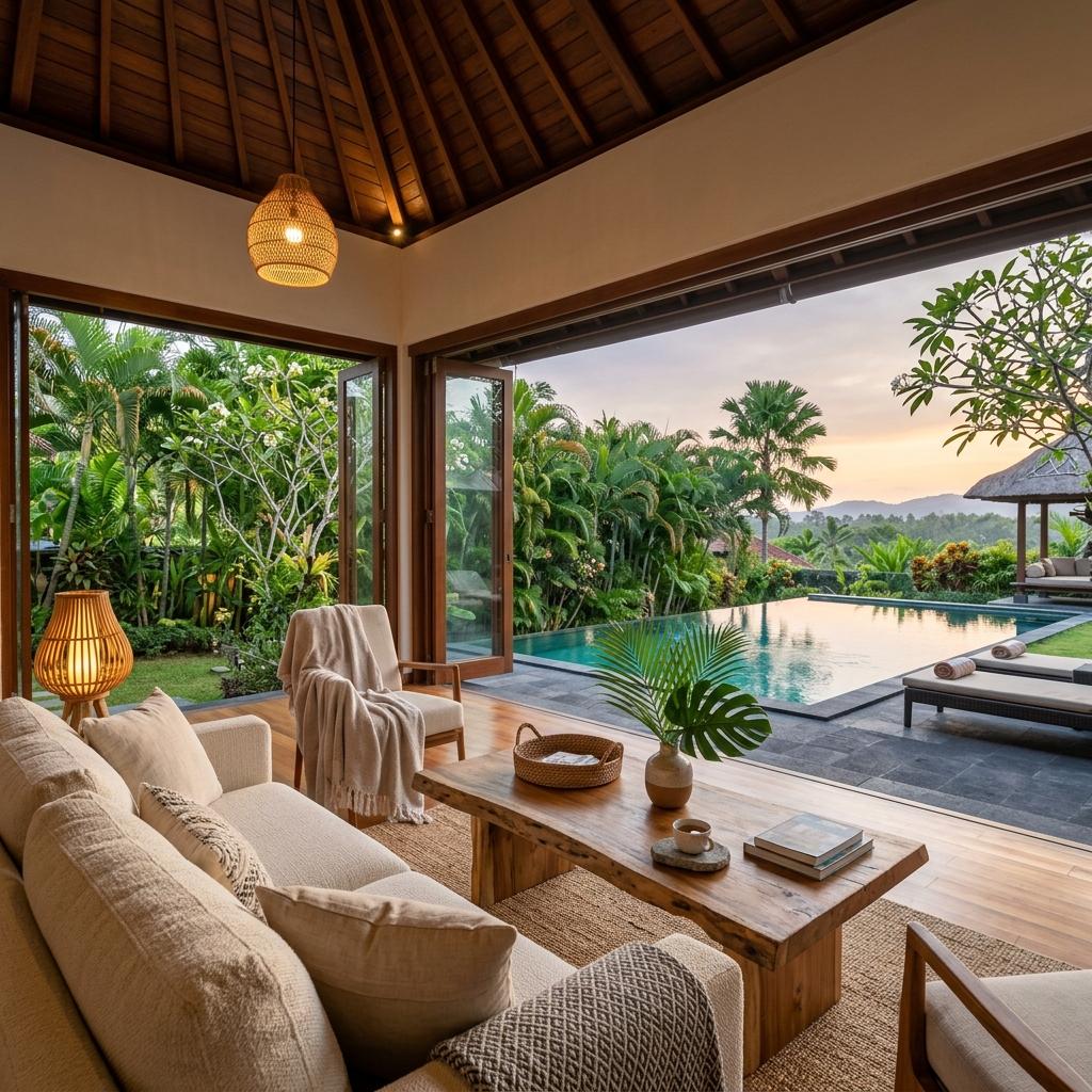 Cozy villa lounge lounge chair