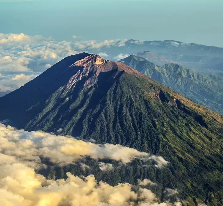 Volcanoes & Temple